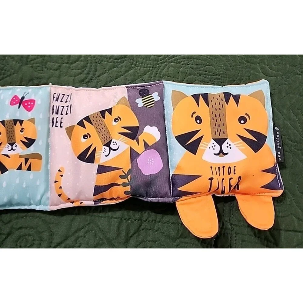 Tiptoe Tiger Baby's First‎ Soft Book Wee Gallery Sensory Book